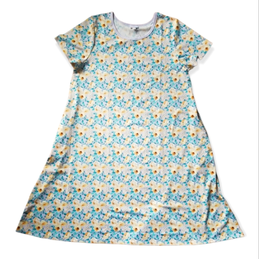 Yellow Blossom LuLaRoe Jessie Dress